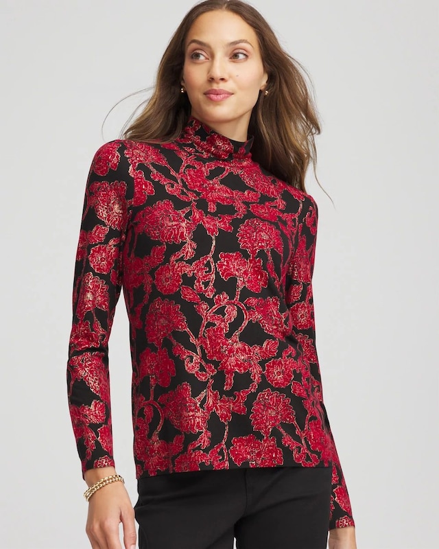 Touch of Cool Mockneck Layering Tee